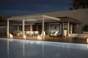 Pergolas for outdoor pool